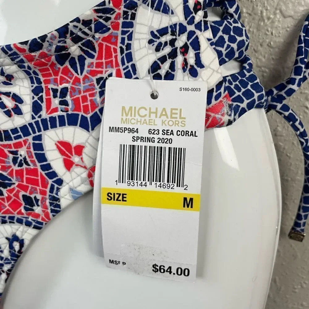 NWT MICHAEL Michael Kors Two-Piece Bikini Set Size M